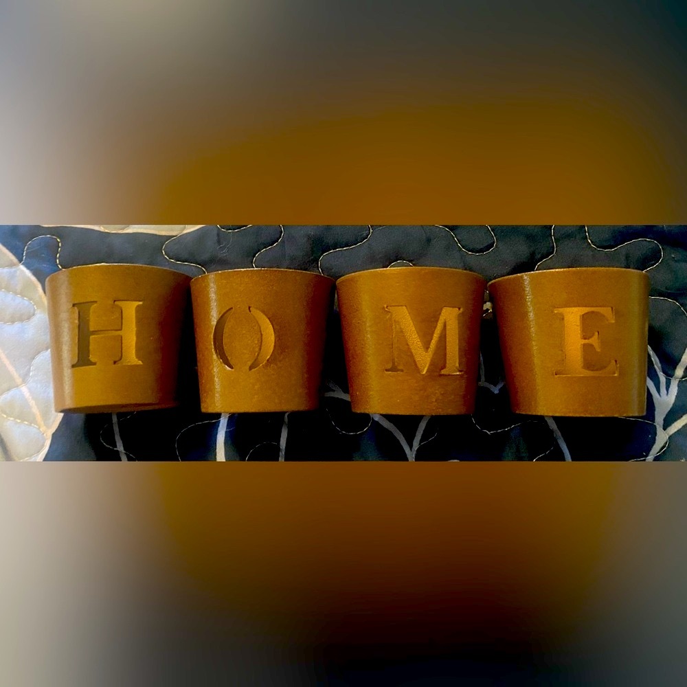Hallmark Brown/bronze votive HOME   Candle holders Holders Set of 4